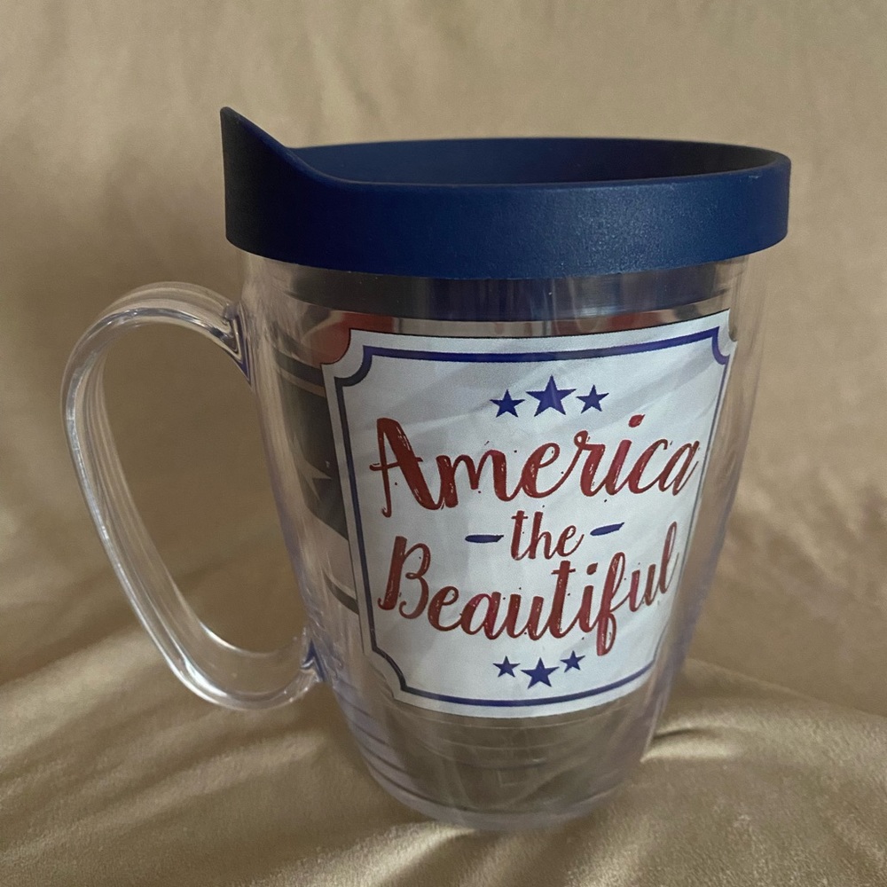 Tervis Insulated Mug Cup America The Beautiful with Lid 16 Ounce